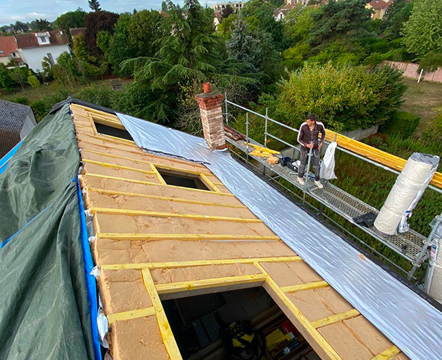 Démoussage de toiture à Montfermeil (93370) - Les Toitures de Jacques en Seine-Saint-Denis (93)